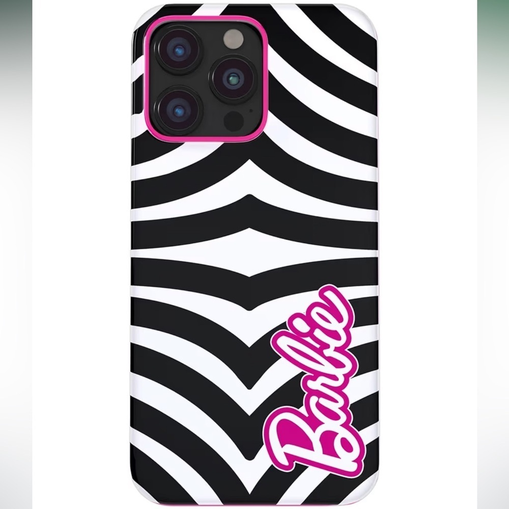 Barbie Black & White + Classic pink Phone Case for iPhone 14 Pro Max - Picture 6 of 16